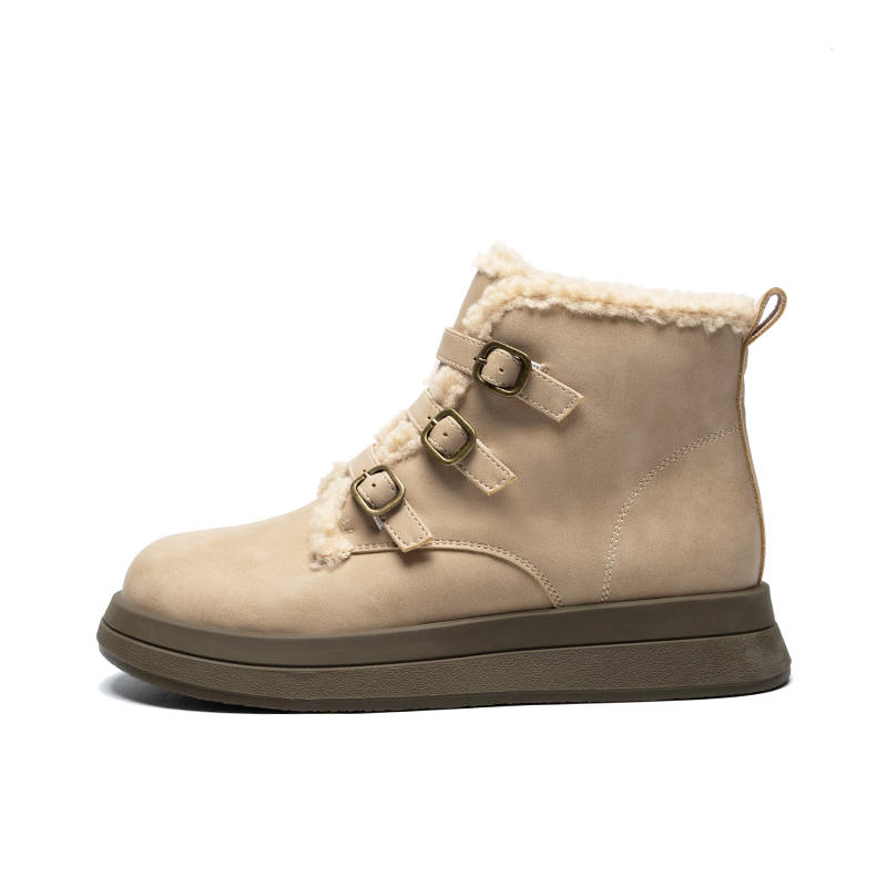 ZHR Snow Boots Women's Chestnut/Apricot