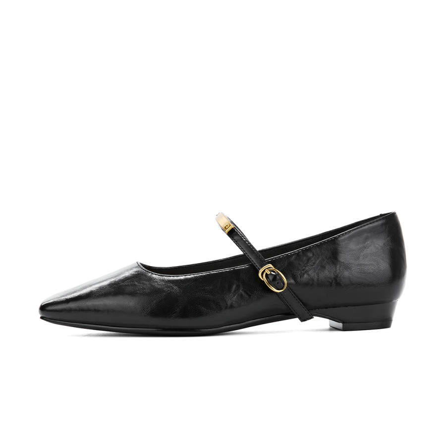 KEKAFU Mary Jane Shoes Women's Black/Brown