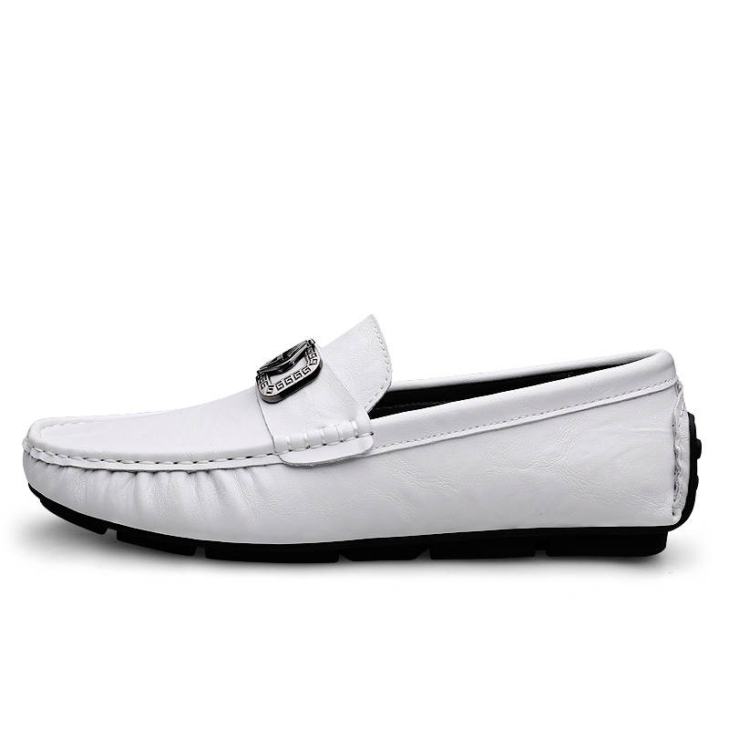 DAOTUSEN Men's Casual Shoes Men's Low Top Black White