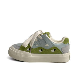 Kalinsd Slip Resistant Abrasion Resistant Slip Resistant Abrasion Resistant Low top Skateboard Shoes Women's