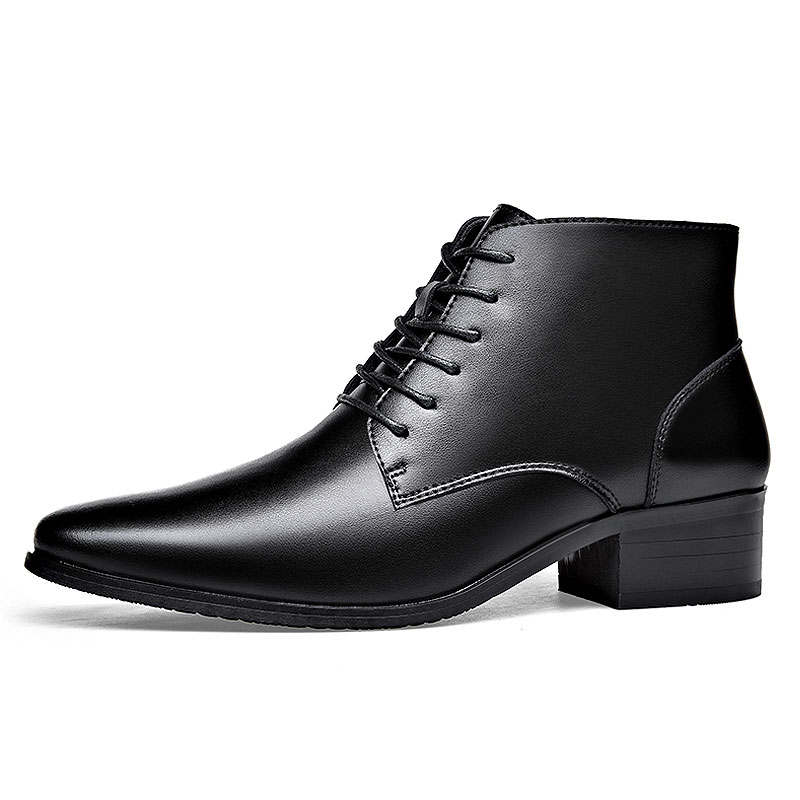 KAQIAODI Ankle Boots Men's Black