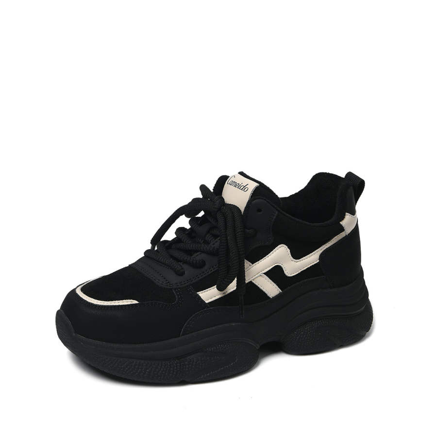 CAMEIDO Lightweight Mid top Casual Shoes Women's Black