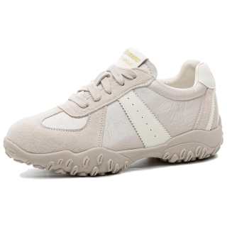 POOQ Cow Split Leather Low top Casual Shoes Women's