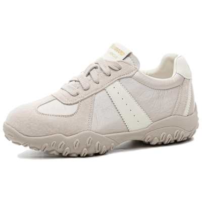 POOQ Cow Split Leather Low top Casual Shoes Women's