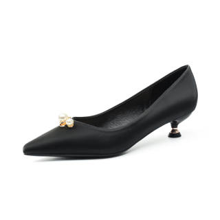WESTLINK Microfiber Leather Slim Heel High Heels 3.5cm Women's