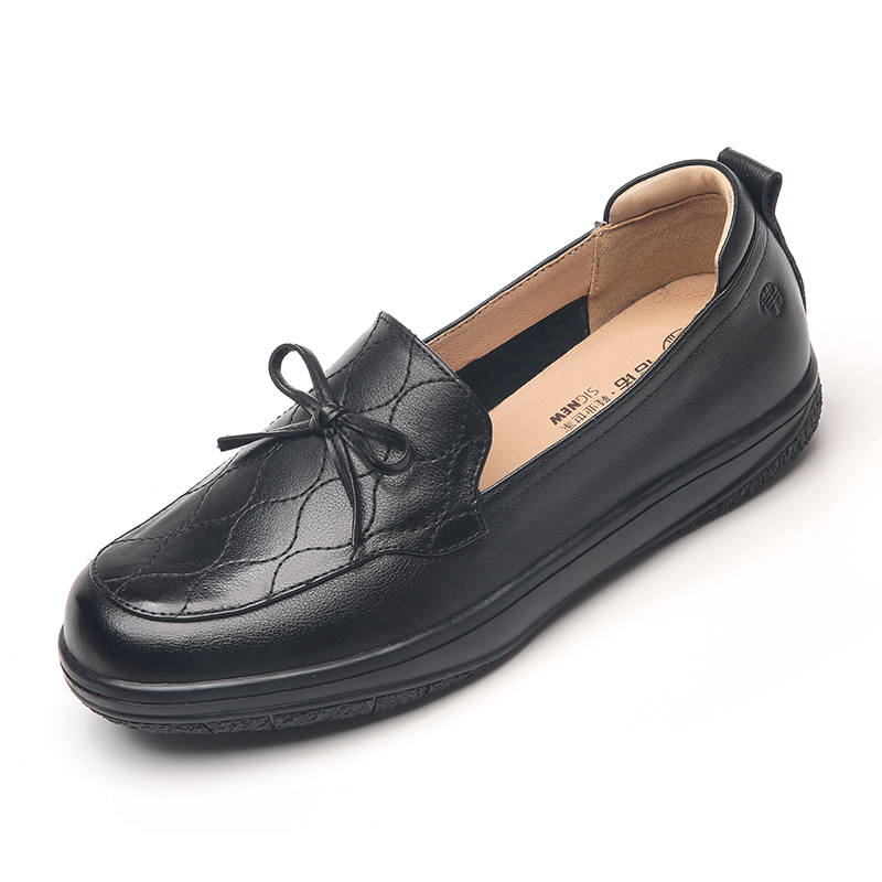 XINNUO Top Grain Cow Leather Minimalist Fashion Casual Shoes Women's