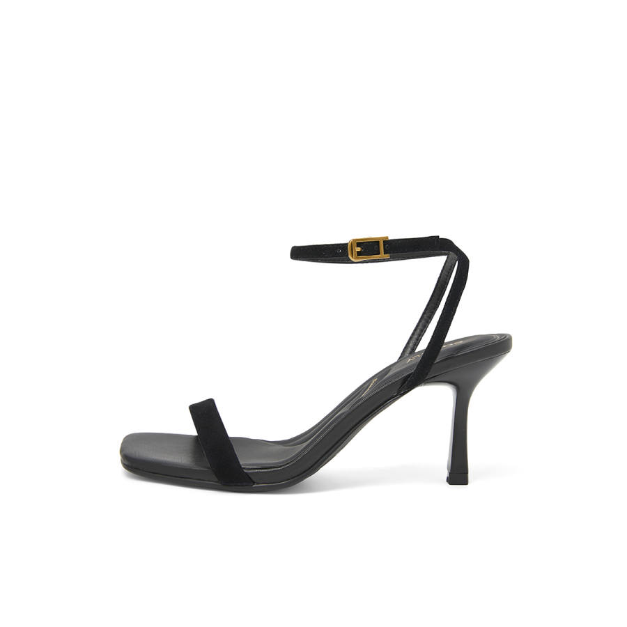 COMELY Top Grain Cow Leather One Strap Sandals Women's