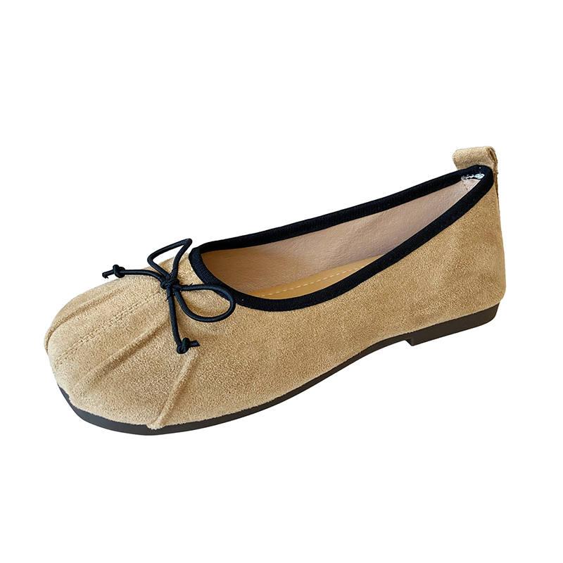 TATAYA Microfiber Leather Casual Shoes Women's Apricot