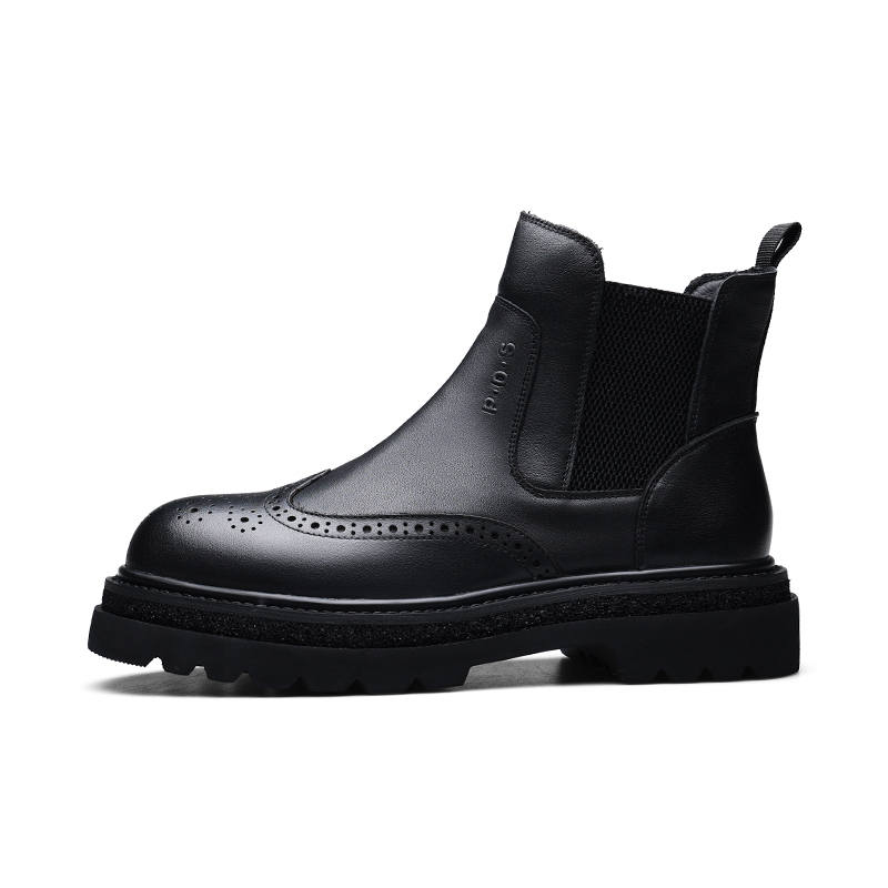 PARDASAUL PARDASAUL Cow Leather Chelsea Boots Men's Black
