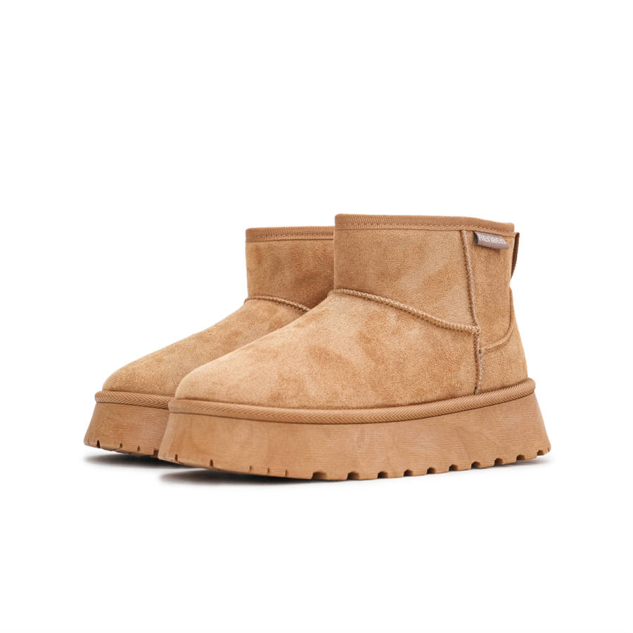 RENBEN1986 Thermal Height Increasing Balance Platform Thickened And Fleece Lined Short Snow Boots Women's