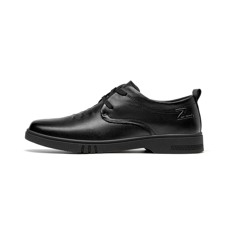 Spider King Cow Leather Casual Shoes Men's Black