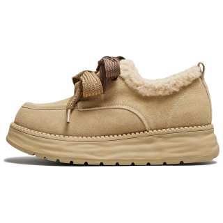 Tata Cow Split Leather Thermal Short Snow Boots Women's