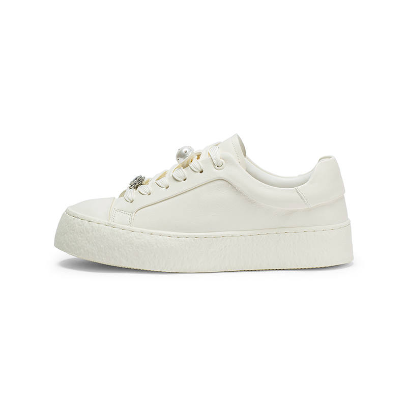 Coup De Foudre Cow Leather Lightweight Breathable Lightweight And Breathable Low top Skateboard Shoes Women's