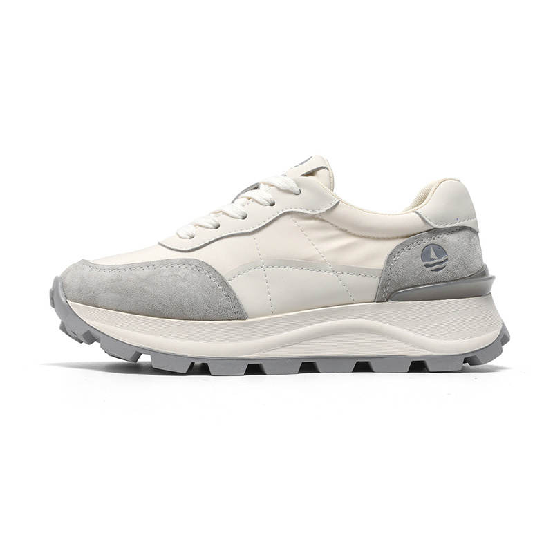 NAVIGARE Height Increasing Low top Casual Shoes Women's Ecru