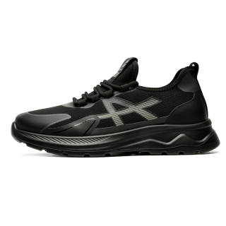 JASONSTAR Mesh Low top Casual Shoes Men's Black