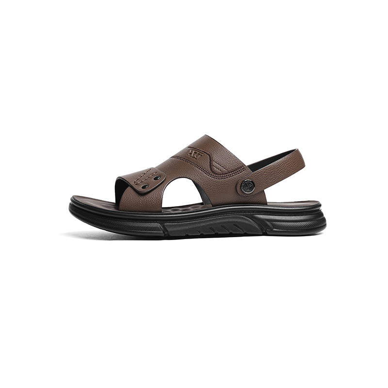 RED DRAGONFLY Cow Leather Beach Sandals Men's