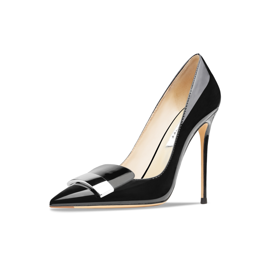 Suyymakk Slim Heel High Heels 10cm Women's Black