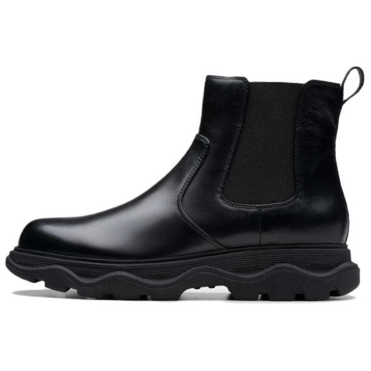Clarks Clarks Short Chelsea Boots Men's Black