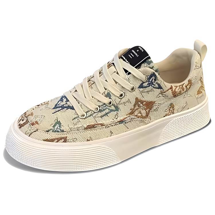 MEXICAN Low top Skateboard Shoes Men's Beige