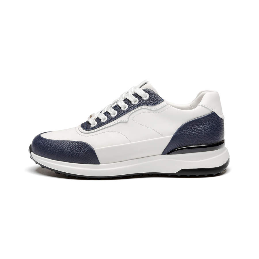 J.BENATO Low top Casual Shoes Men's White+Blue