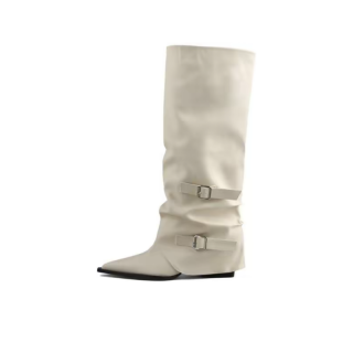 AFJI Knee High Boots Women's Black/Apricot/Coffee