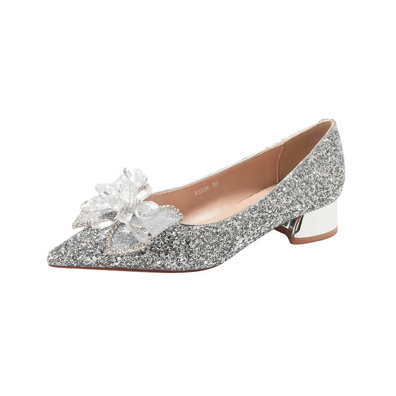 ZUOMILUO Glitter Leather Casual Shoes Women's