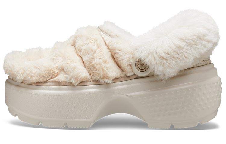Crocs Crocs Stomp Quilted Clogs 'Stucco' Women's