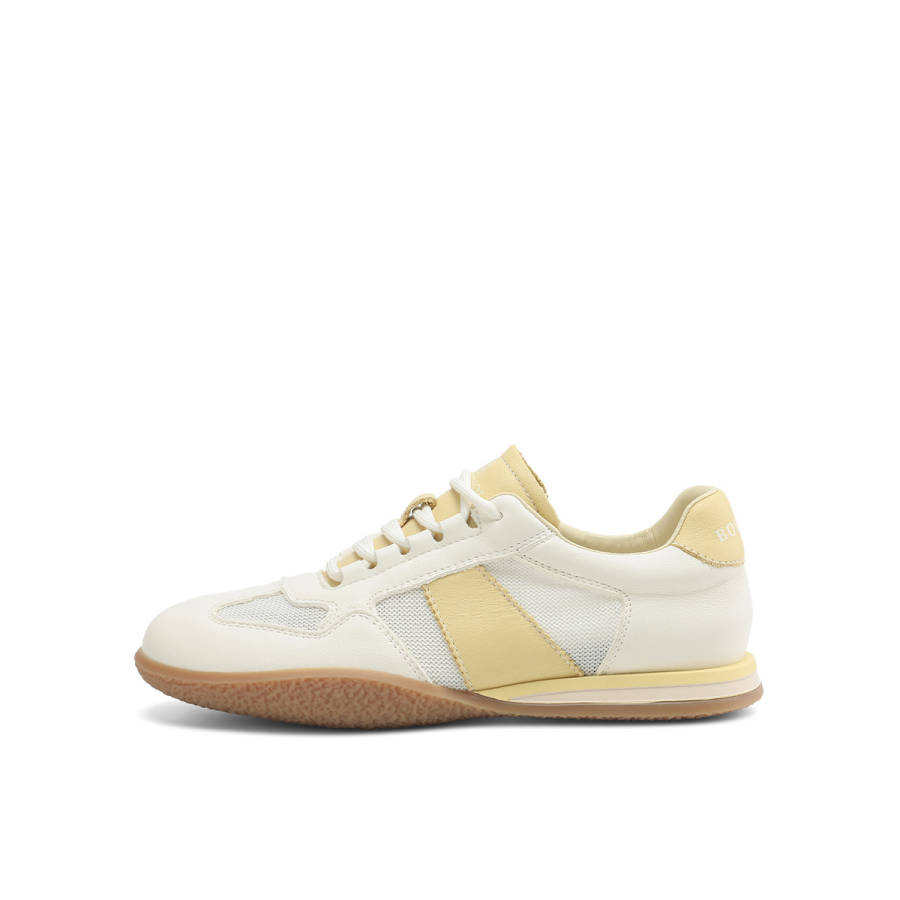BOERDIQI German Army Trainers Cow Leather Breathable And Lightweight Low top Casual Shoes Women's