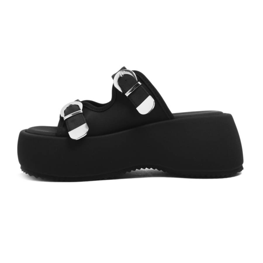 CAMEIDO Slip Resistant Slip Resistant Slide Slippers Women's Black