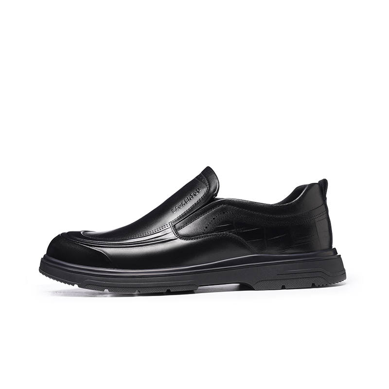 LAORENTOU Casual Leather Shoes Men's Low Top