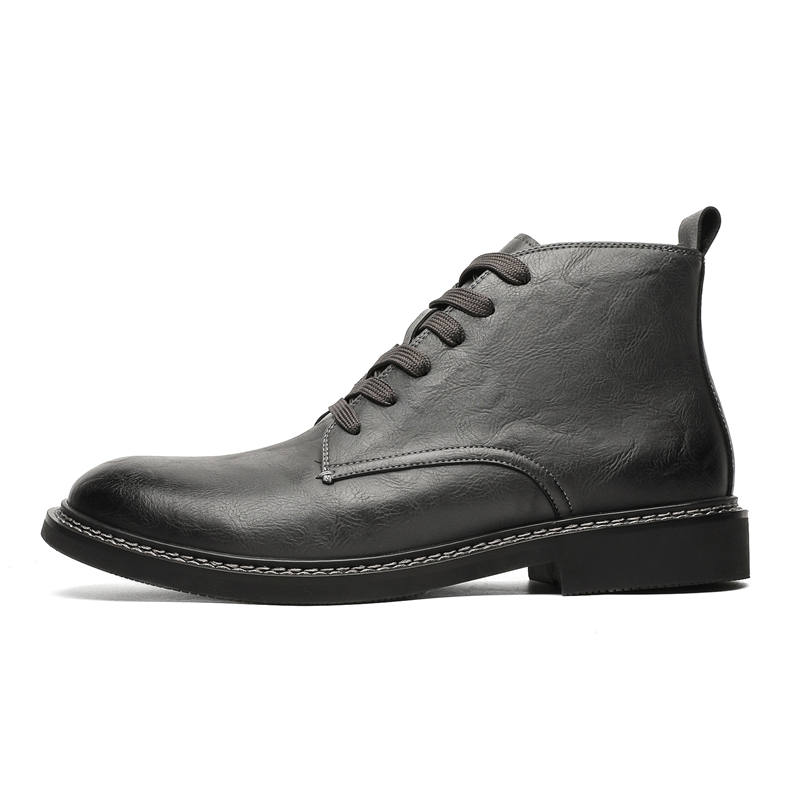 CHILANG CHILANG Pu Ankle Boots Men's Black