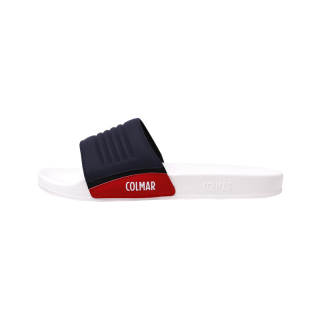 Colmar Slide Slippers Men's Red White Dark Blue