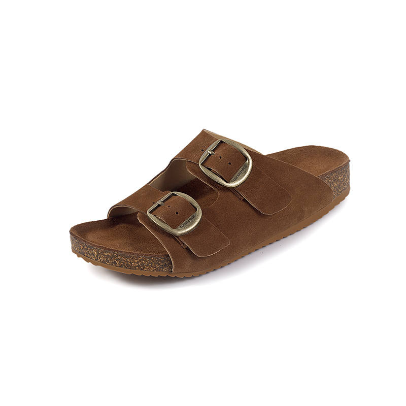 QUICHESHOES Slide Slippers Women's Brown