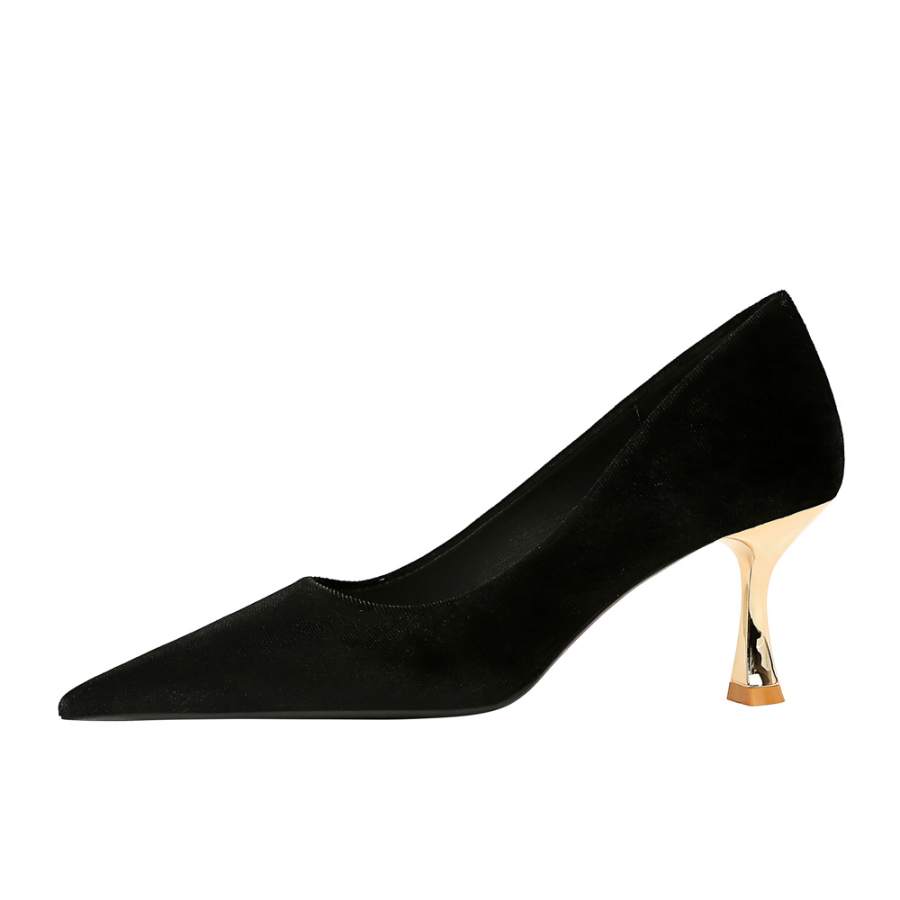 QITUMAUL Slim Heel High Heels 7cm Women's