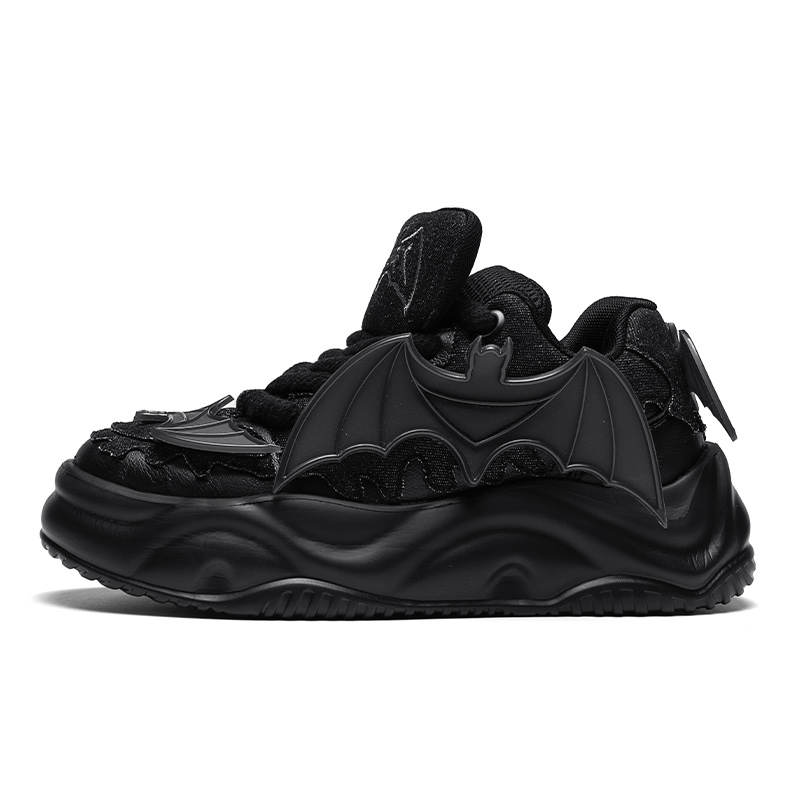K-61 K 61 Cushioning Abrasion Resistant Cushioning, Wear Resistant Low top Skateboard Shoes Unisex Black
