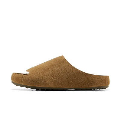 GNSJ Stitching Leather Patchwork Abrasion Resistant Slide Slippers Women's