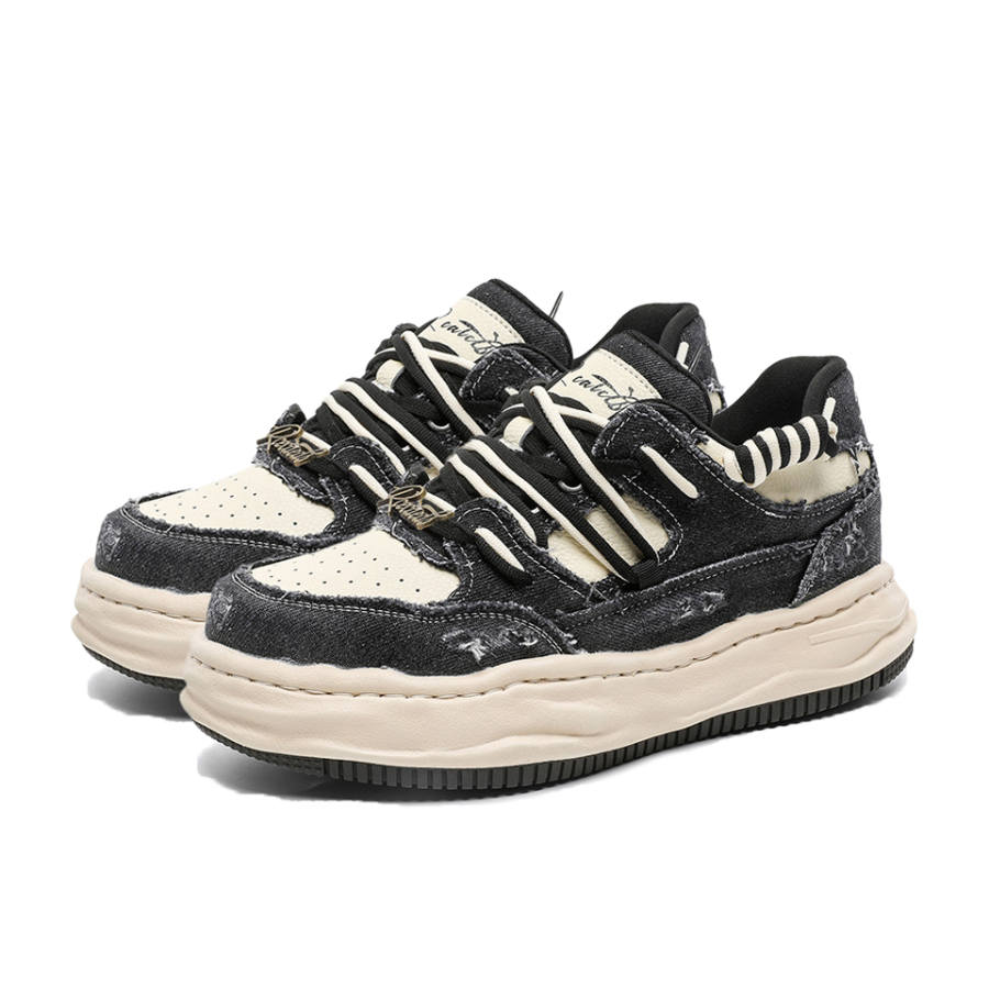 Lanza Low top Skateboard Shoes Unisex Black