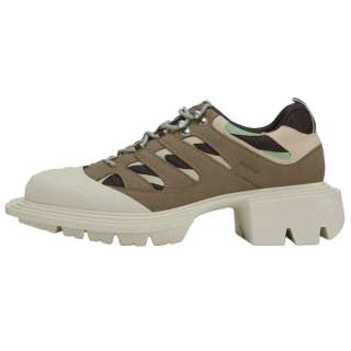 Untitlab Microfiber Leather Fashion Slip Resistant Low top Casual Shoes Unisex Ecru