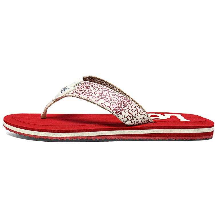 Lee Lee EVA Rubber Sole Stitching Graffiti Slip Resistant Quick Dry Flip Flops Men's