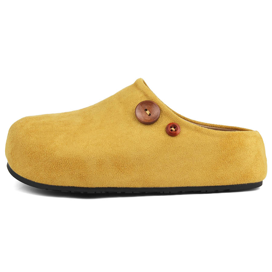 WENPU Abrasion Resistant Slip Resistant Closed Toe Slippers Women's