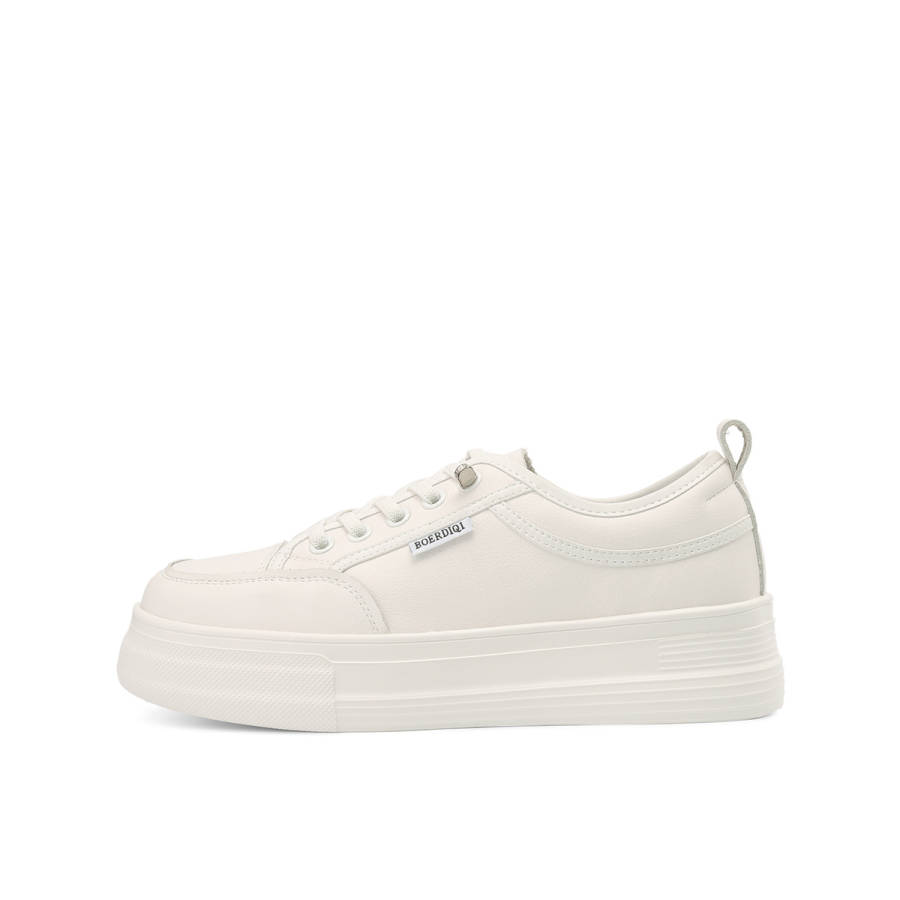 BOERDIQI Cow Leather Low top Skateboard Shoes Women's