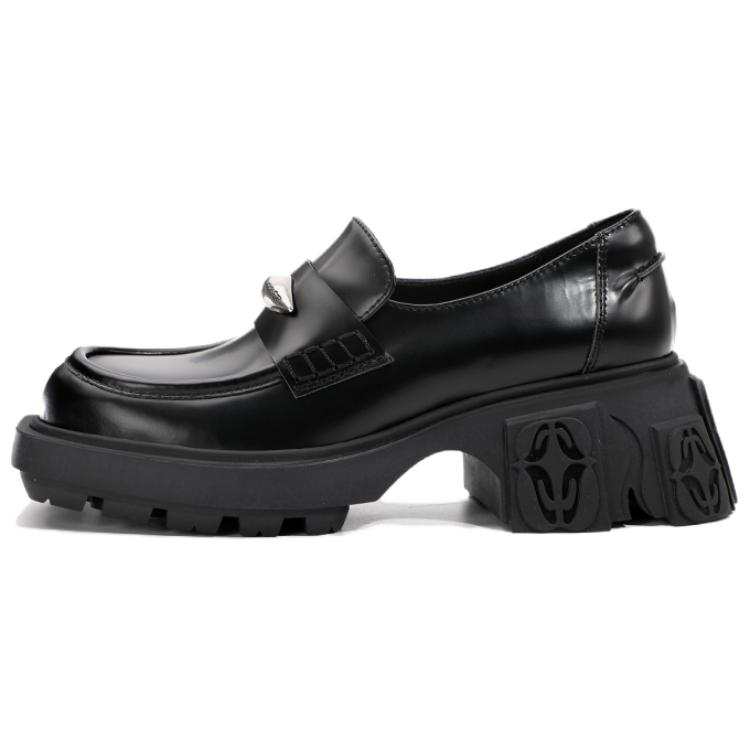 DIBO MANNER Star Collection Top Grain Cow Leather Loafers 5CM Women's