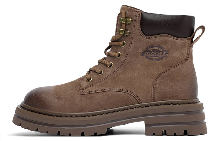 Dickies Dickies Leather Crew Combat Boots Men's Coffee