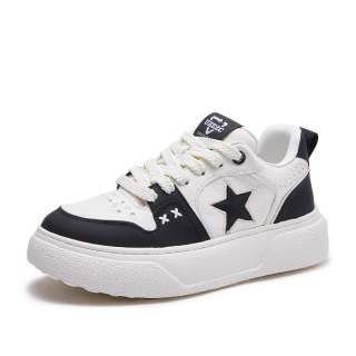 Voguhomme Top Grain Cow Leather Low top Skateboard Shoes Men's