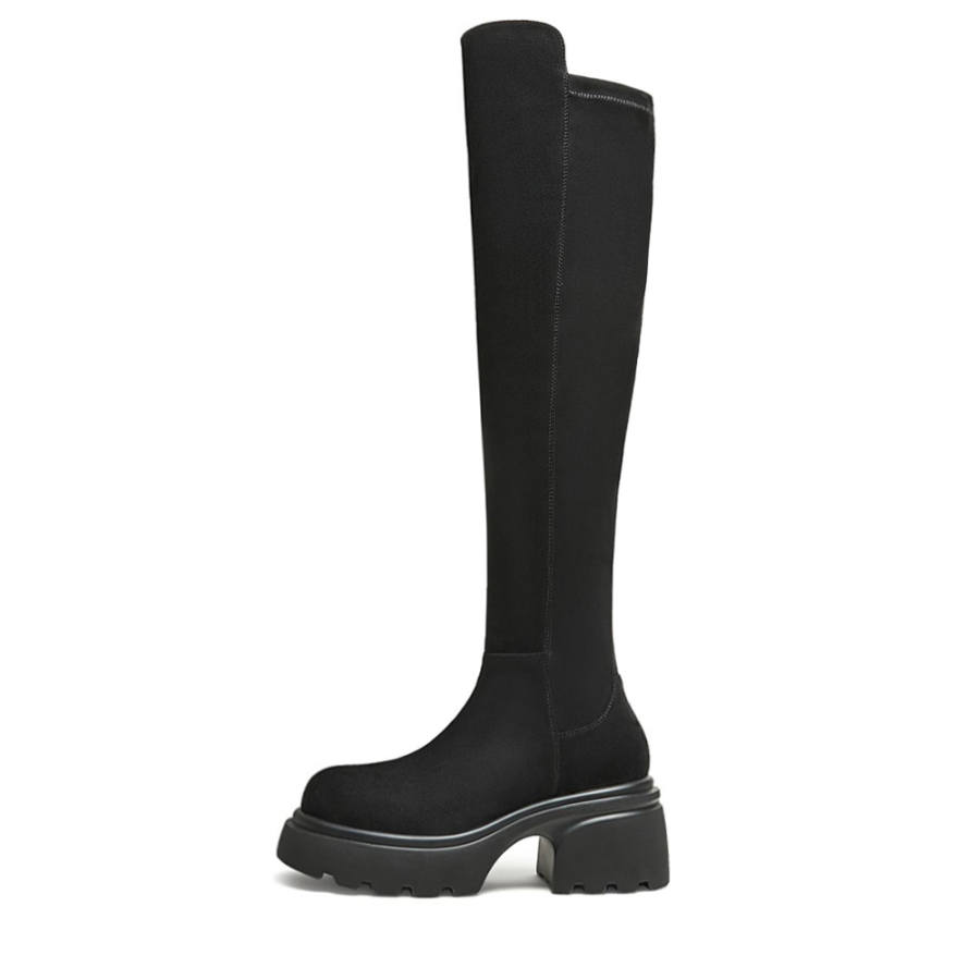 Teenmix Knight Chivalry Knee high Boots Women's