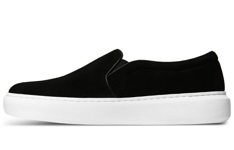 THOM WILLS Low top Stylish Skateboarding Shoes Men's Black