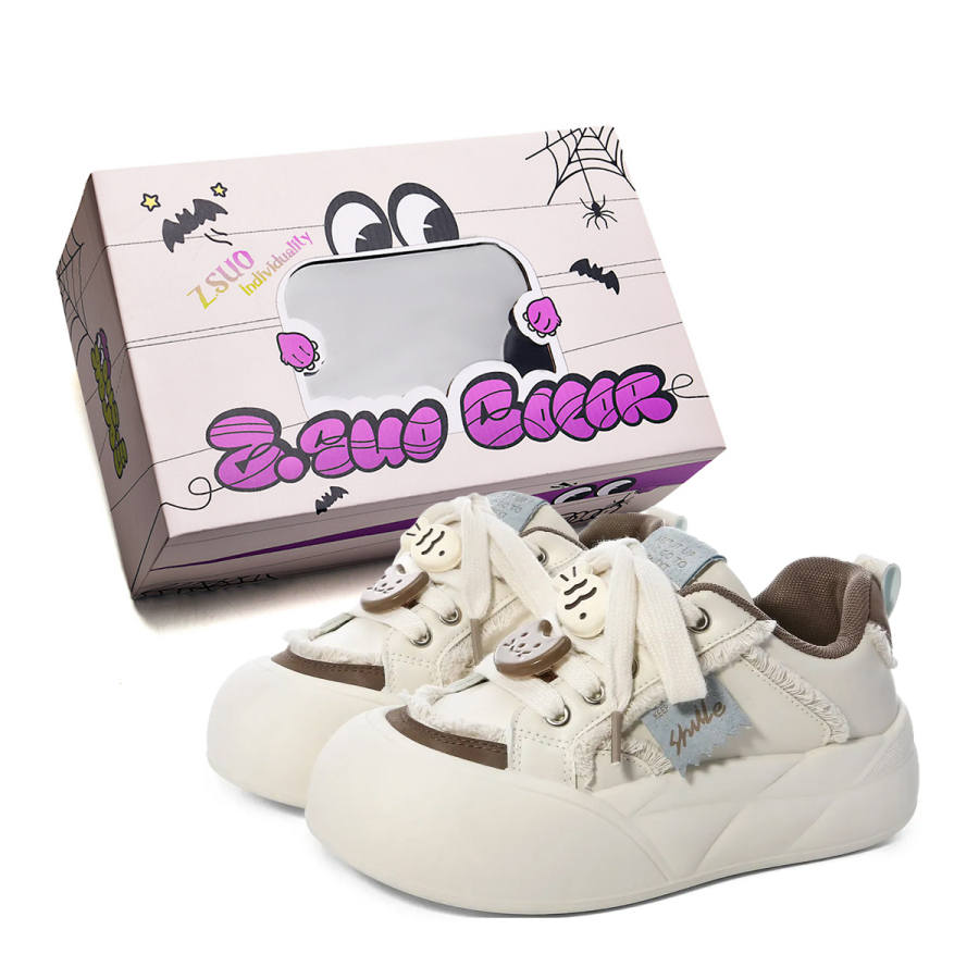 Z.SUO Abrasion Resistant Lightweight Height Increasing Low top Skateboard Shoes Women's