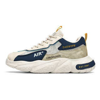 CIROHUNER Mesh, Leather Abrasion Resistant Breathable Abrasion Resistant Breathable Low top Casual Shoes Men's