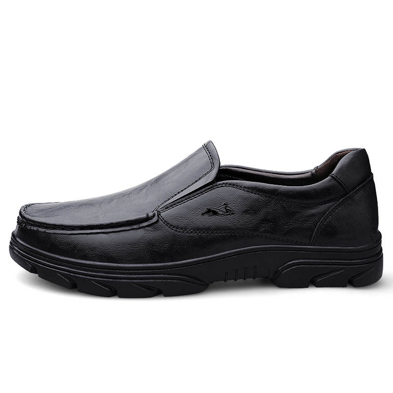 YINGLUNQISHI Top Grain Cow Leather Casual Shoes Men's