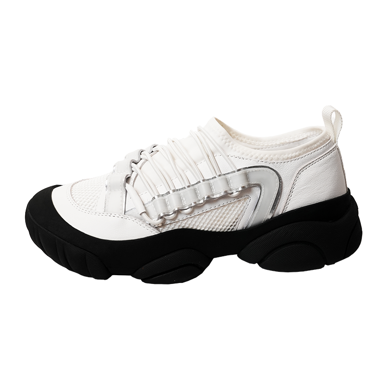 UPON PRO Cow Leather Casual Shoes Women's White
